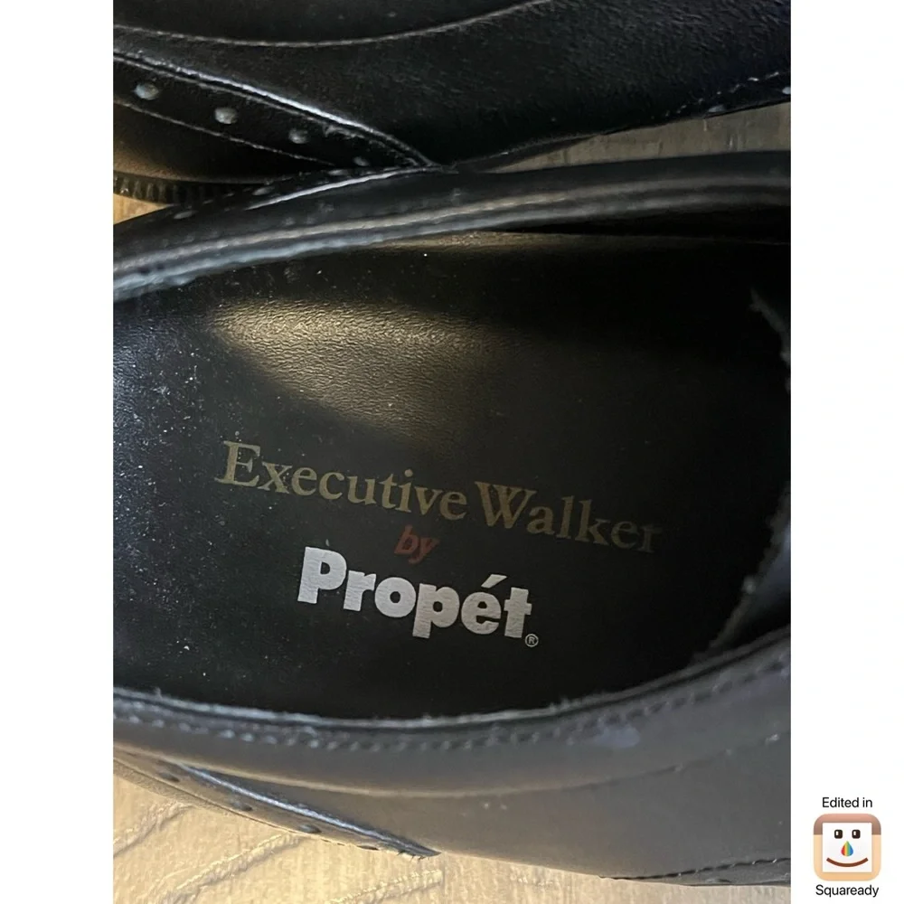 Men's Black Dress Shoes - Picture 7 of 9